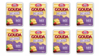 Syr bez laktózy Gouda 8 ks, 150 g Mlekovita