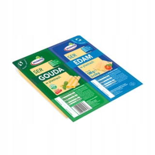 Plátky syra Gouda a Edam 500g - duopack 2x250g MLE