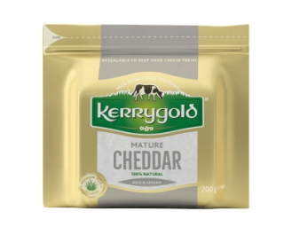 Syr Kerrygold zrelý Cheddar časť 200g.