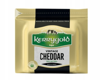 Syr Kerrygold VINTAGE CHEDDAR, porcia 200g