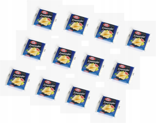 Roztopené syry záplaty ementaler 12 ks po 130 g