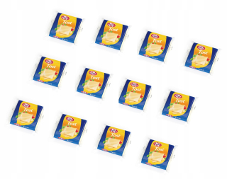 Roztavené syry toast plátky 12 ks. Po 130 g