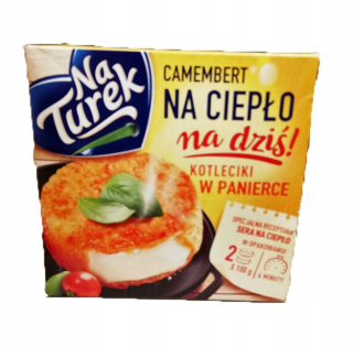Turek Camembert syr pre horúce kotlety v strúhanke