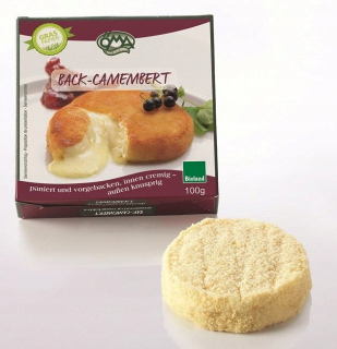 Organický balený syr Camembert (50% tuku sušený