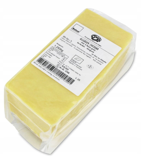 Cheddar Bio syr (50% tuk v suchom hmote) 1 kg