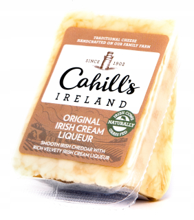 Cheddar syr s írskym krémovým likérom