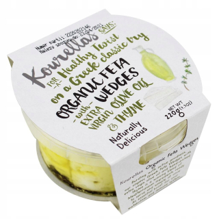 Syr feta s tymianom na organickom olivovom oleji 220 g