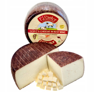 Kozi syr v červenom víne El pastor a kus 400g