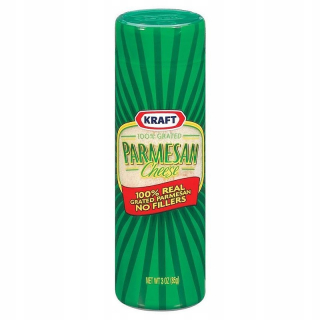 Kraft syr parmezán 85g strúhaný syr s USA