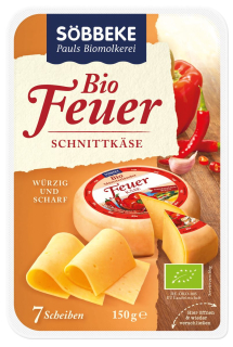 Pikantné plátky žltého syra BIO Sobbeke 150g