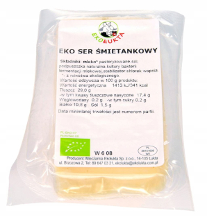 Žltý syr. Krémový bio op. 300g e