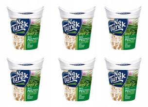 Nadýchaný syr s pažítkou, 6 ks, každá 140 g.