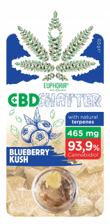 CBD - Shatter CBD Blueberry Kush 465 mg Euphoria