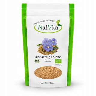 Linen BIO ZLOTY 1KG NATVITA