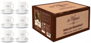 Anglické raňajky Sira Williama 500x2g + 6 šálok
