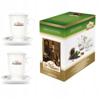 Sir William je zelené kráľovstvo 50x2,5G +2 hrnčeky 400ml