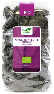 Sušené ovocie - Sušené slivky bez semien z Európy 1kg Bio Planet