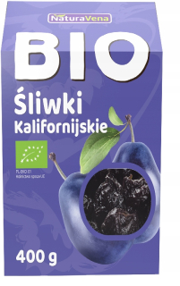 Sušené ovocie - Sušené slivky Naturavena 400 g Bio Prírodné