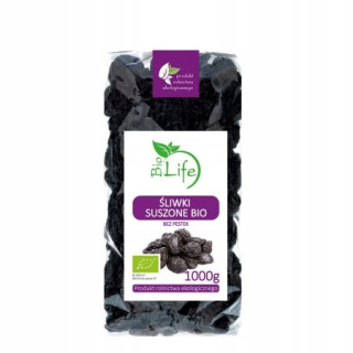 Sušené ovocie - Sušené slivky Kalifornia 1kg Bio