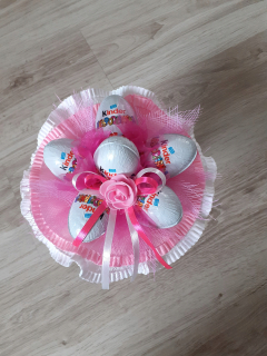 Sladká kytica Candy Kinder Communion