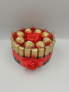 Sladká kytica s cukríkmi CAKE Merci Gift Wedding