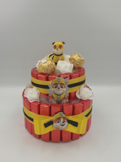 Sladká kytica cukríkov. CAKE PAW Patrol Rabul