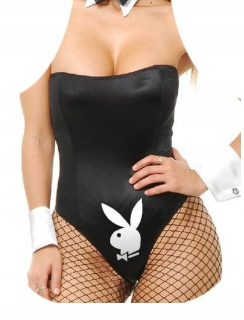 Vtipný zástera s darčekmi Black Bunny Playboy