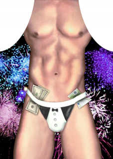 Legrační zásteru darček striptizer guy sexy