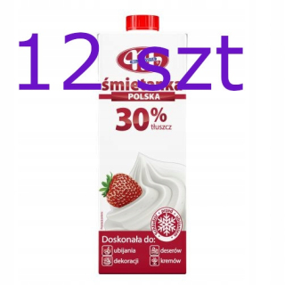 Krémový krém 30% Mlukovita 1l. Uht x 12 kusov