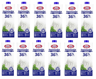 Krém 1 L x 12 UHT 36% Poľsko 12 L MLUKOVITA