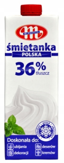 Dezertný krém 36% Mlekovita Úžasné 1 liter