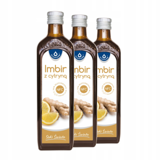 Zázvor šťava s citrónom, 3x490 ml