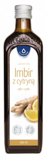 NFC šťava Zázvor s citrónom a zinkom, 490 ml