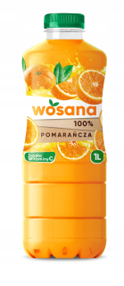 Oranžová šťava 1L Wosana fľaša 6 kusov