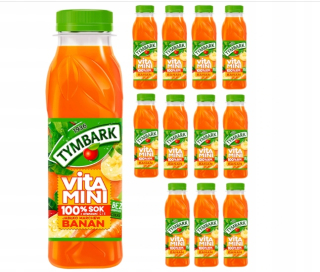 Šťava z vitamínov Tymbark banánovo-mrkvovo-jablková 12x300ml