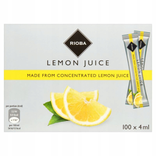 Citrónová šťava v 4 ml * 100 kusov