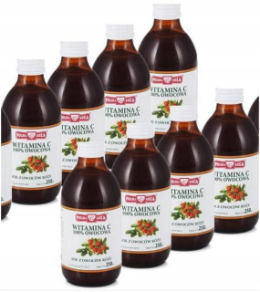 Rose Juice 100% Prírodný vitamín C 8x250ml