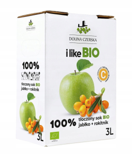 Apple Juice s morským Buckthorn NFC Bio 3 L Valley Jun