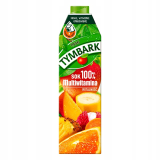 Multivitamínová šťava Tymbark, kartónová krabica 12x1l