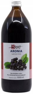 Aronia 1000ml tlmivka šťava bez prídavného cukru 1l