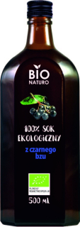 Čierna lila šťava eko 100% stlačená 500m čierna