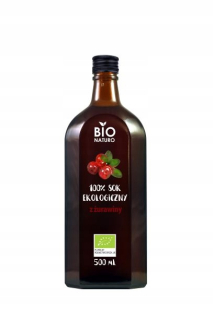 Brusnicová šťava 100% Bio Naturo bez cukru