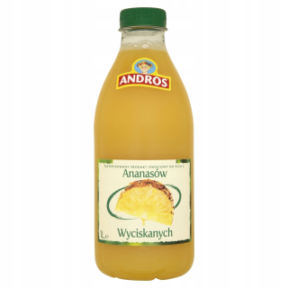 Vylisovaná ananásová šťava 1l ANDROS