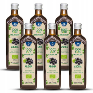 Povrchová šťava Ekologická 100% SOK ARONIA, 6x490ML