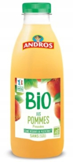 Bio-stláčaná jablková šťava 0,75 l andros
