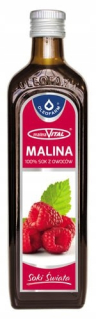 Malinová šťava 100% 500ml Oleofarm