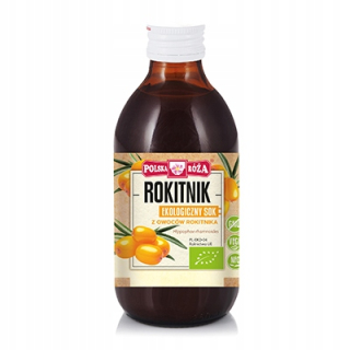 Organická ovocná šťava z rakytníka 250ml, Polska Róża