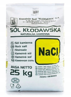 Soľ Kłodawska kamenná taška 25 kg