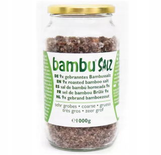 Bambusová soľ 9xPaged Gruba-1000g Bio (Kórea)
