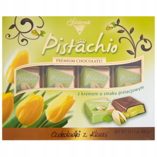 Solidarita Pistachio Pistachio Chocolates 400g